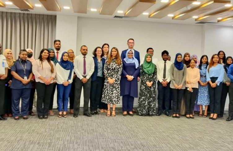 Participants at workshop on the Méndez Principles, Malé